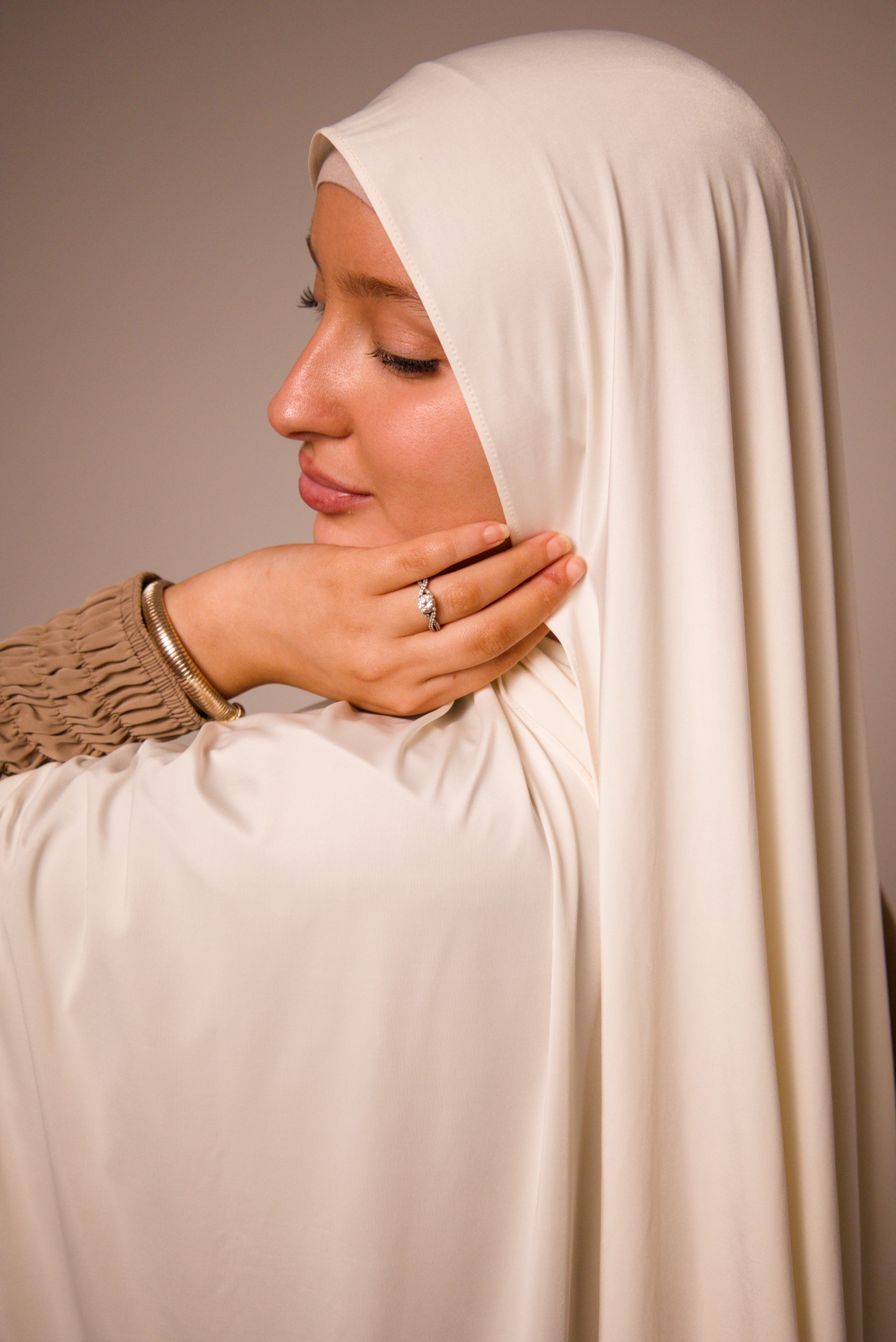 HIJAB LIQUID | JERSEY PREMIUM | Vanilla Ice