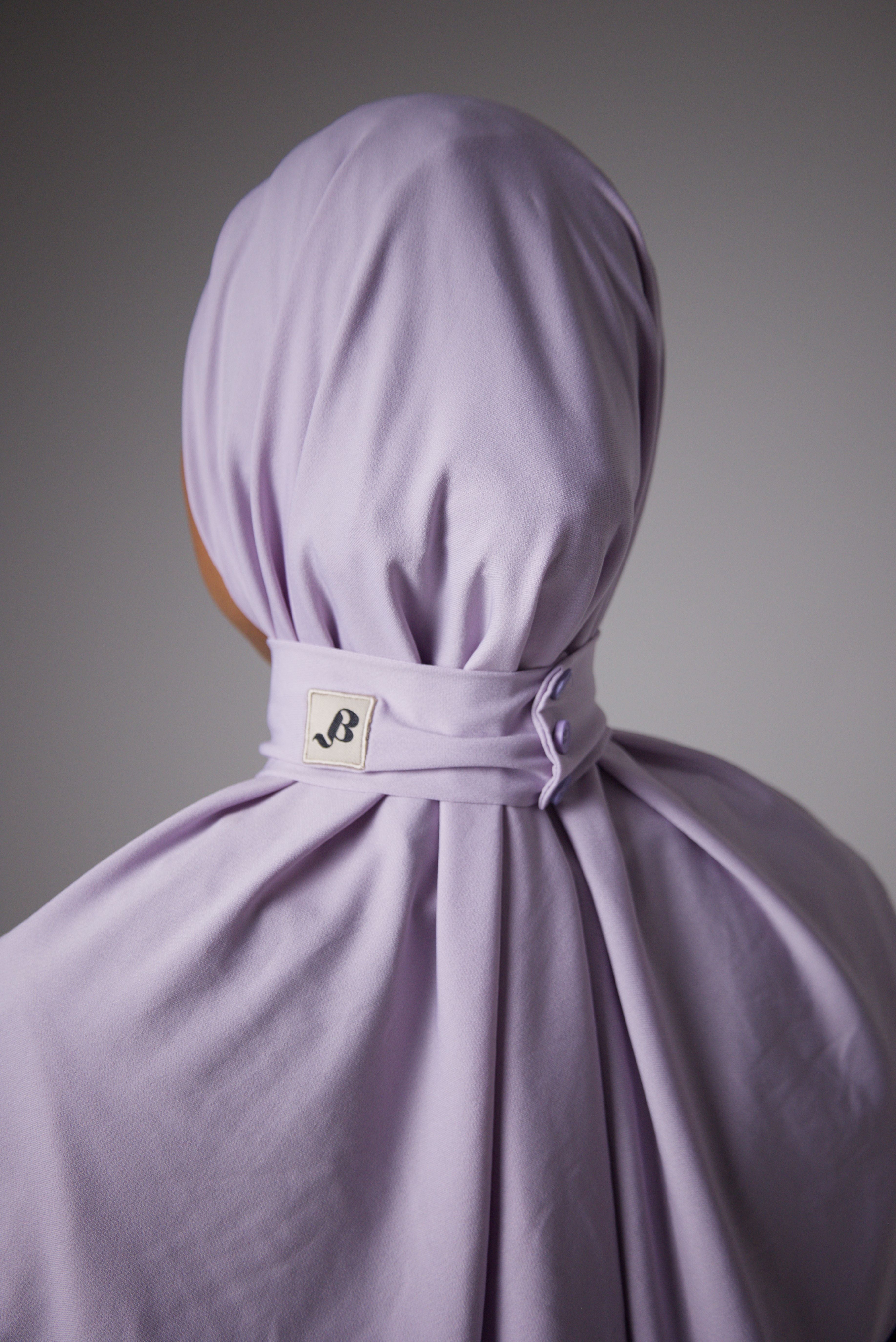 HIJAB CAGOULE | JERSEY PREMIUM | Purple