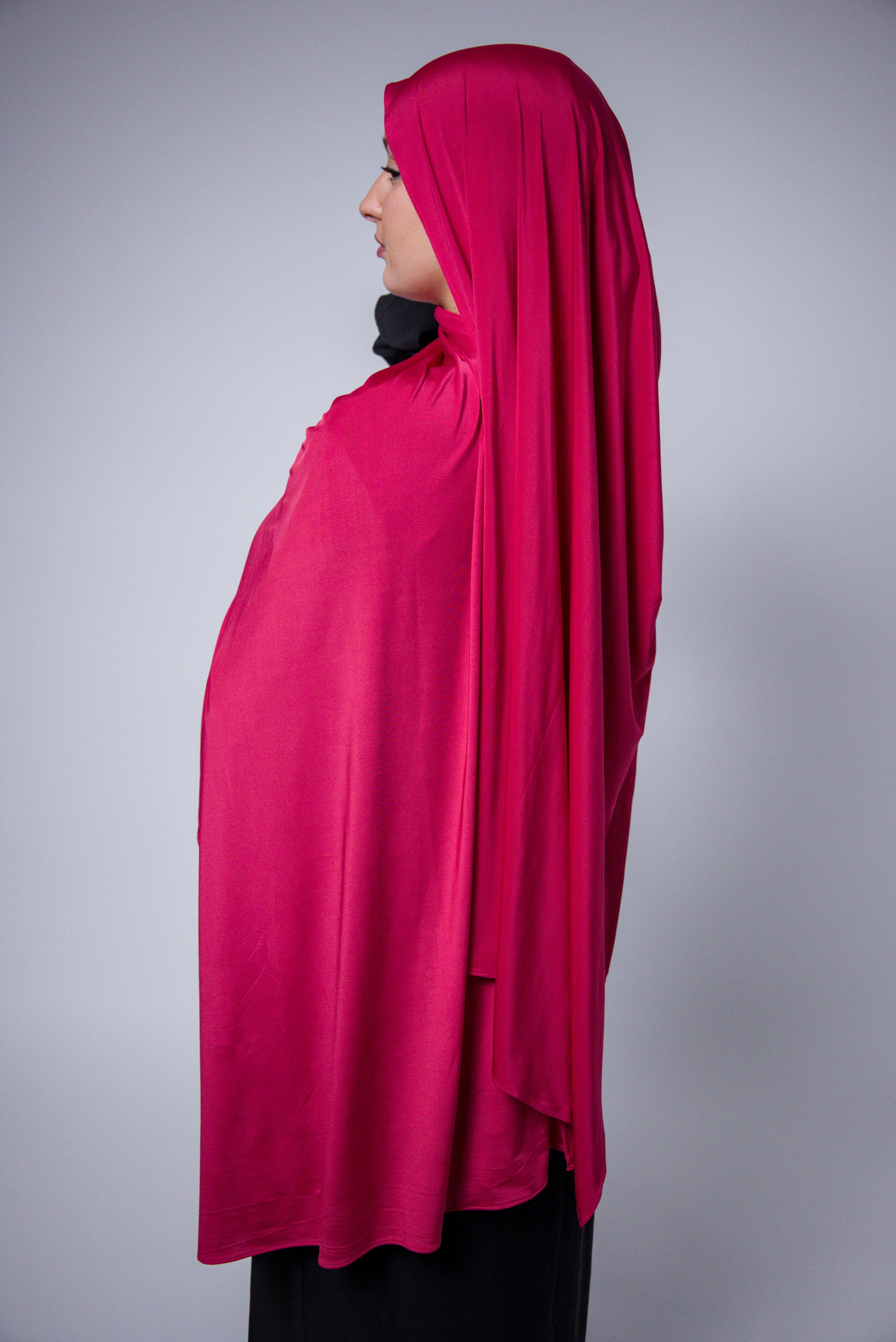 HIJAB LIQUID | JERSEY PREMIUM | Framboise