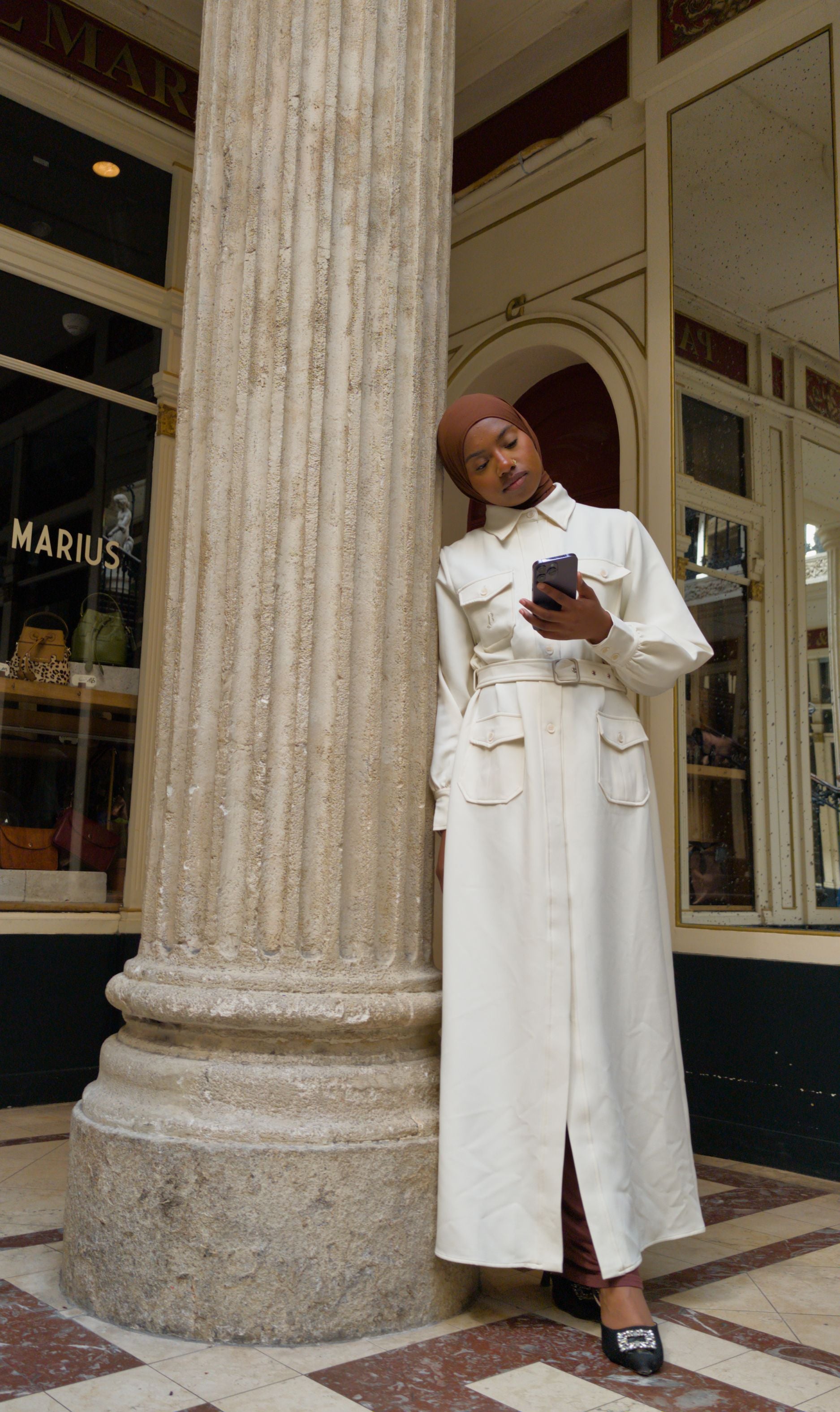 ABAYA ROBE A POCHES | MARYAM